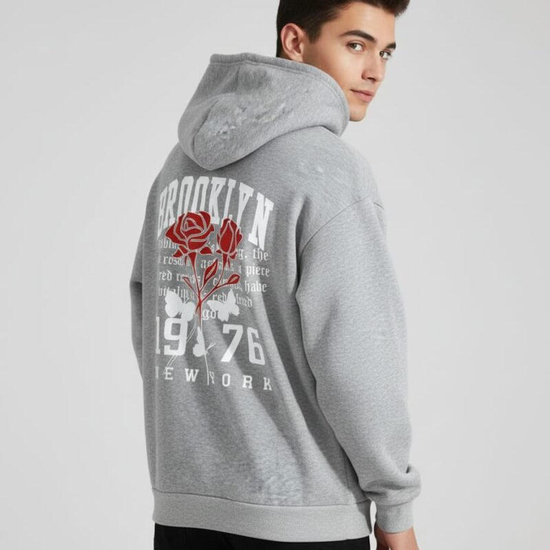 Drop Shoulder Hoodie for Men and Women