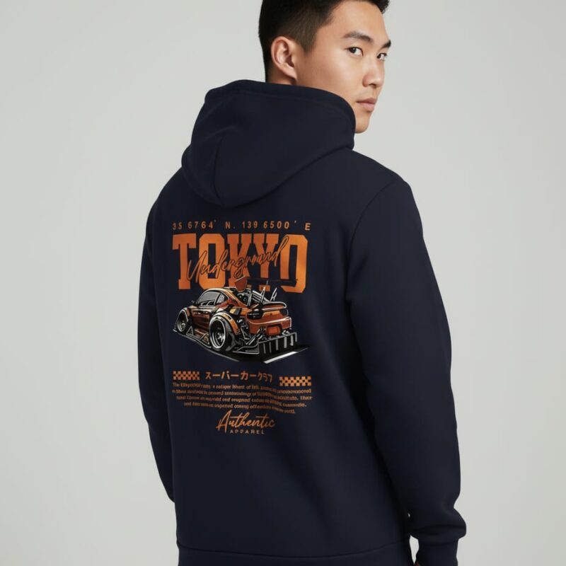 Drop Shoulder Hoodie for Men and Women