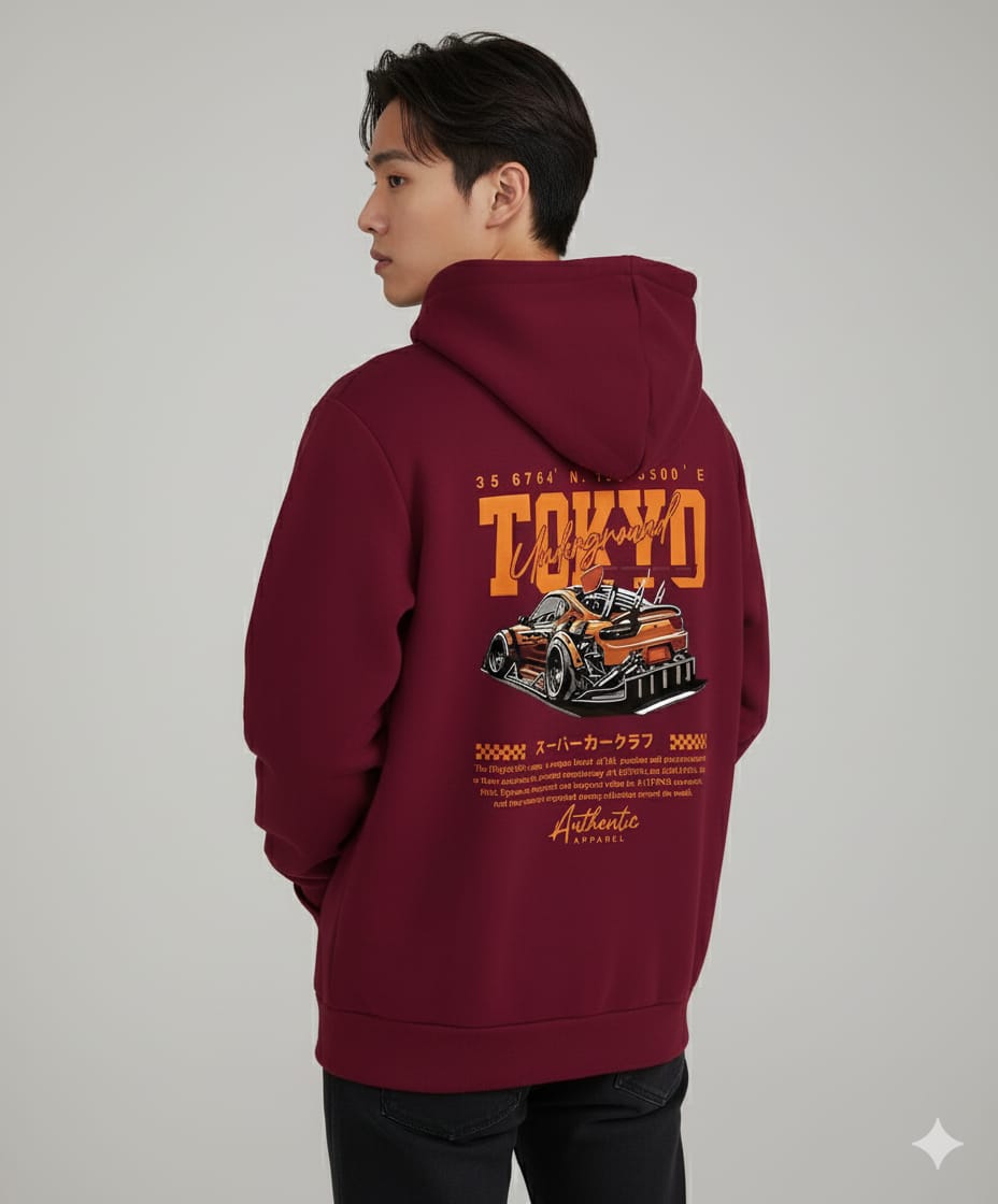 Drop Shoulder Hoodie for Men and Women