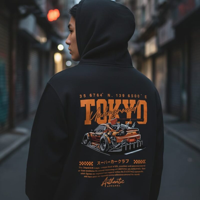 Drop Shoulder Hoodie for Men and Women