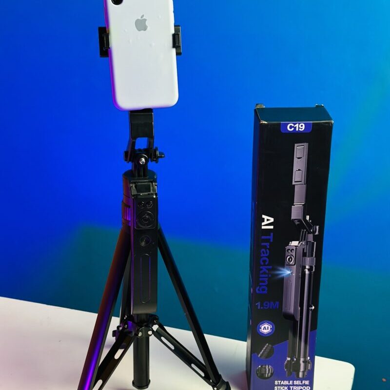 C19 AI Face Tracking Selfie Stick Tripod