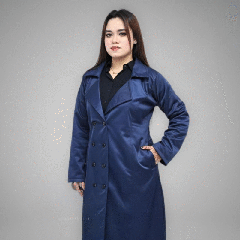 Stylish Ladies Overcoat ( Button System)